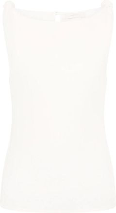 Faithfull The Brand Flor Knot-detail Top