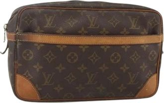Louis Vuitton Pre-owned Clutches, female, Brown, Size: ONE SIZE Pre-owned Clutch Bag