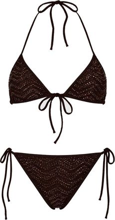 Missoni Wave Texture Triangle Top Swimsuit