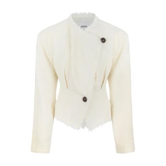 Isabel Marant Dames, Jassen, Beige, Maat: M Leer