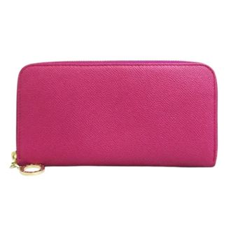 Bulgari Tweedehands leren portemonnees - Dames - Vintage Accessoires - Roze - ONE Size - Leer - Vintage