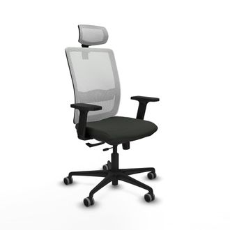 Piqueras y Crespo Silla Piqueras Y Crespo Haches Blanco Malla Ergon&oacute;mica