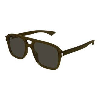 Saint Laurent Aviator Sunglasses - unisex - Saint Laurent - Sunglasses - Brown - 55 MM - Accessories