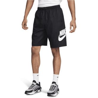 Nike Mens Club Woven Shorts - Black/White Size XXL