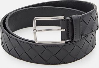 Bottega Veneta Black Classic Belt