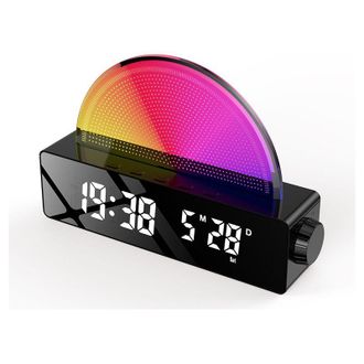 OEM L&aacute;mpara Despertador Con Simulaci&oacute;n De Amanecer, Funci&oacute;n De Repetici&oacute;n/6 Alarmas/10 Sonidos Relajantes Para Dormir/temporizador/indicador De Temperatur