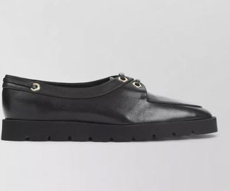 Celine leather chunky loafers