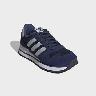 adidas Sneaker ADIDAS ORIGINALS ZX 500 RS, Damen, Gr. 42,5, night indigo, grau two, cloud wei&szlig;, Leder, Textil, Schuhe Sneaker