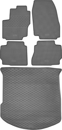 OEM Juego De Alfombrillas De Goma Para Coche Y Maletero Para Ford Mondeo Iv Kombi (09.2007-12.2014)