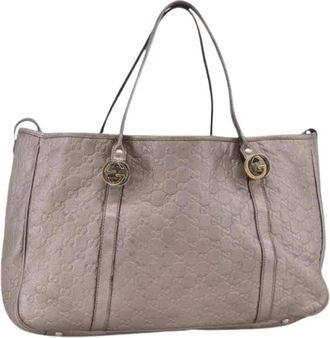 Gucci Pre-owned Tote Bag - Dames - Vintage Shopper - Roze - ONE Size - Leer - Vintage
