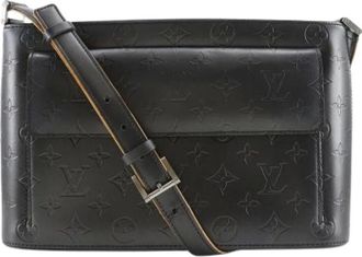 Louis Vuitton Pre-owned Cross Body Bags, female, Black, Size: ONE SIZE Pre-owned Canvas Cross Body Bag