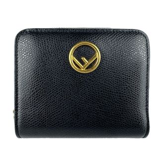 Fendi Black Leather Wallet (Bi-Fold) (Pre-Owned)