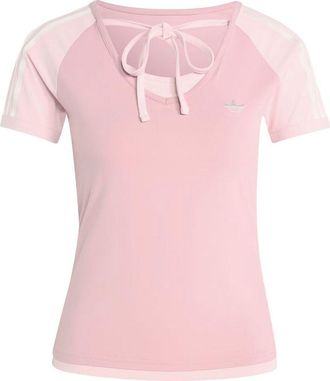 adidas (WMNS) adidas Summer Glow Vintage T-Shirt Asia Sizing Wonder Mauve Sandy Pink KY8130