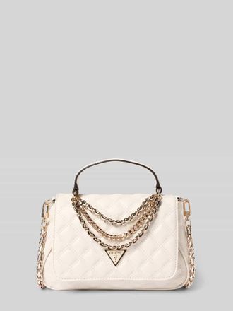 Guess Handtasche mit Steppn&auml;hten Modell GIULLY II in Offwhite, Gr&ouml;&szlig;e 1