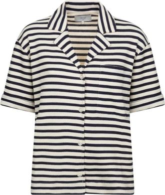 &Acirc;m&egrave; Nolly Knit Shirt - Dames - Overhemden - Veelkleurig - L - Katoen - Overhemden