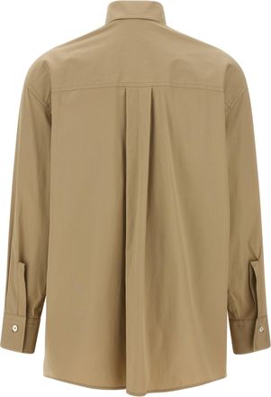 Ferragamo Womens Beige Cotton Blouse