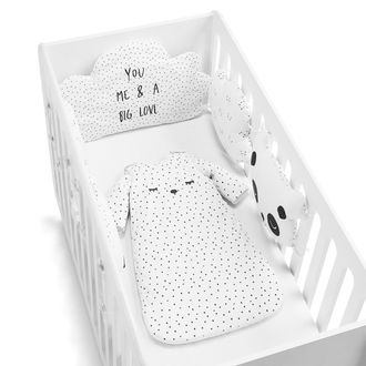 La Redoute Collections Bedrand in bedrukt perkal