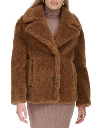 Cole Haan Faux Fur Jacket