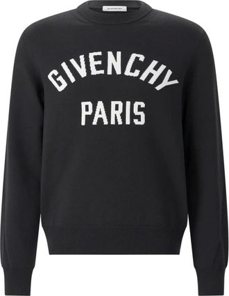 Givenchy Truien & Vesten, Heren, Zwart, 2Xl, Katoen, Trui met ronde hals