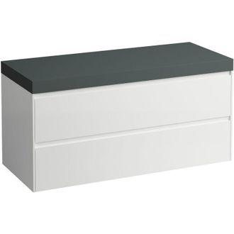 Laufen Lani Encimera De Lavabo Gris Tr&aacute;fico Incl. Mueble Bajo - Laufen