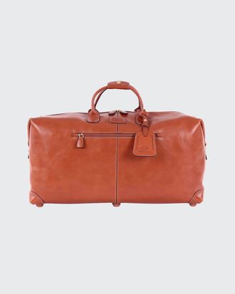 Bric's Pelle Cognac 22 Cargo Duffel Luggage