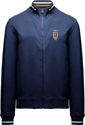 Aeronautica Frecce Tricolori Sweatshirt - Heren - Bomber jackets - Blauw - M - Katoen - Jassen