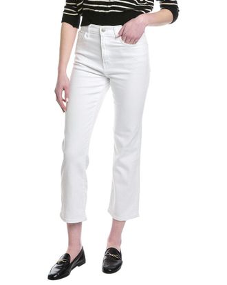 Hudson Noa High-Rise White Straight Ankle Jean