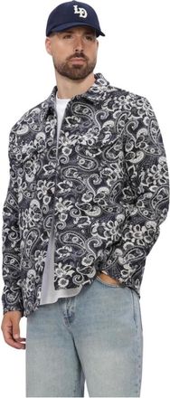 Anerkjendt Jassen, Heren, Veelkleurig, XL, Katoen, Akoscar Caster 2 Jacq Overshirt