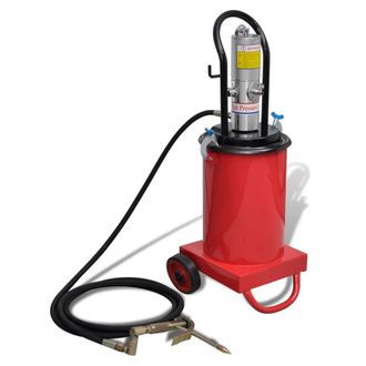 vidaXL Inyector De Grasa Neum&aacute;tico Aire A Presi&oacute;n 12 L Vidaxl Rojo