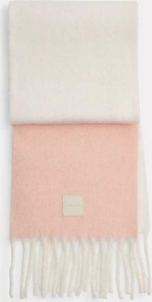 Coach Colorblock Muffler With Rubber Patch