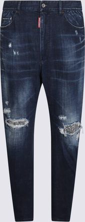 Dsquared2 Blue Cotton Jeans
