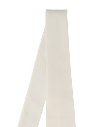 Auralee Cotton Woven Necktie - White