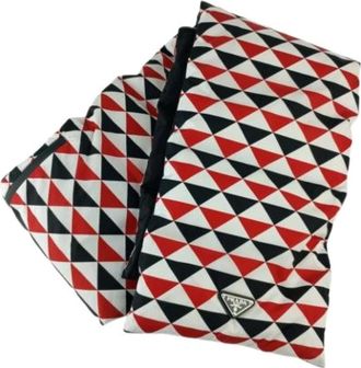 Prada Pre-owned Scarves, female, Multicolor, Size: ONE SIZE Pre-owned Vintage Stole