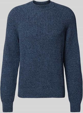 Boss Orange by Hugo Boss BOSS Orange Regular Fit Pullover aus Woll-Mix in Rauchblau, Größe XXL