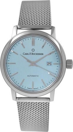 Bucherer Pre-owned Carl F. Bucherer Adamavi Automatic Blue Dial Ladies Watch 00.10320.08.53.22