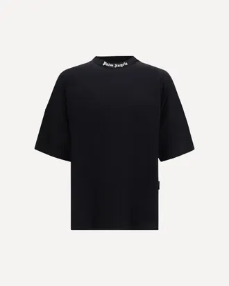Palm Angels Classic T-shirt with oversized back logo Male XL