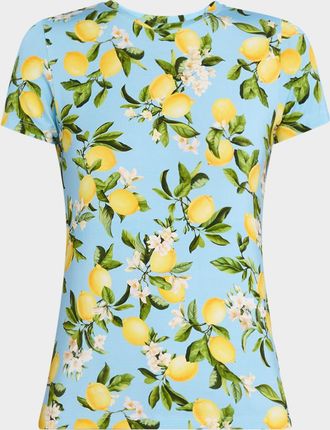 L'agence Ressi Short-Sleeve Lemon Tee