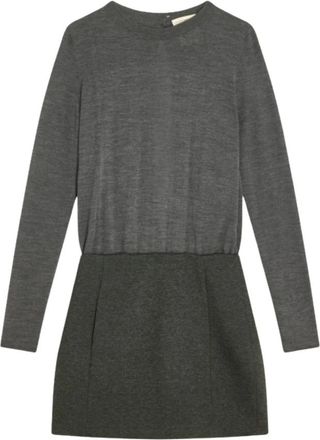 Semicouture Korte Jurk - Dames - Korte kleedjes - Grijs - M - Kleedjes