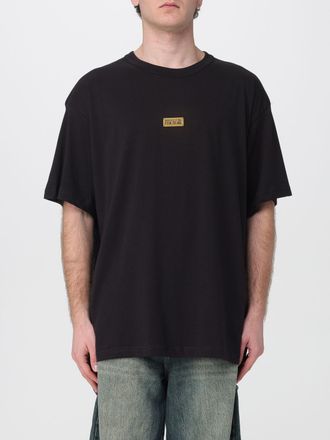 Versace Jeans Couture T-shirt over in cotone con logo Versace Jeans Couture