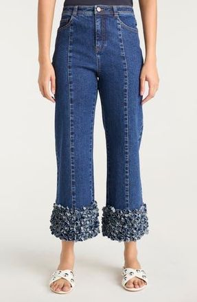 Cinq à Sept Petal Ethel Seamed Ankle Jeans in Oceane at Nordstrom Rack, Size 6
