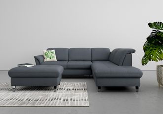 Sit&more Ecksofa »Maggiore L-Form« wahlweise mit Kopfteilverstellung, Bettfunktion und Stauraum