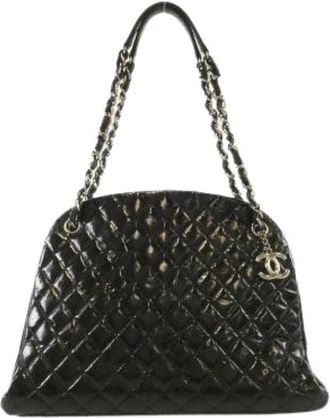 Chanel Pre-owned Mademoiselle Line Calf Shoulder Bag - Dames - Vintage Schoudertas - Zwart - ONE Size - Leer - Vintage