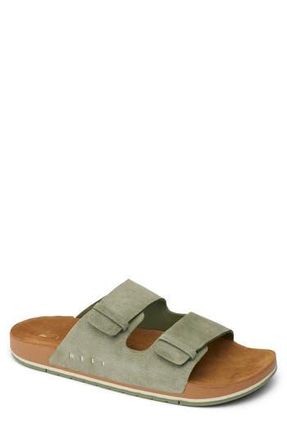 Reef Ojai Two-Bar Slide Sandal in Faded Olive at Nordstrom Rack, Size 10