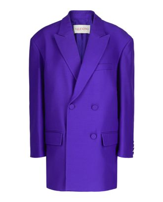 Valentino Oversized Double-Breasted Blazer