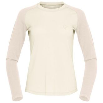 Norr&oslash;na Femund Pureull Long Sleeve Merinoshirt f&uuml;r Damen | wei&szlig;