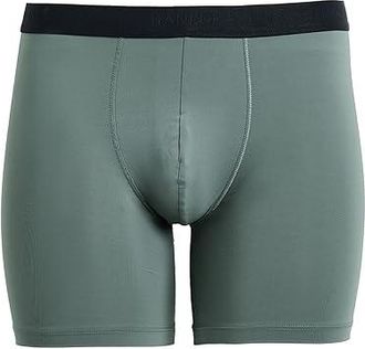 Hanro Micro Touch Long Leg Boxer Brief Mens Underwear Studio Green : 2XL, Elastane/Polyamide
