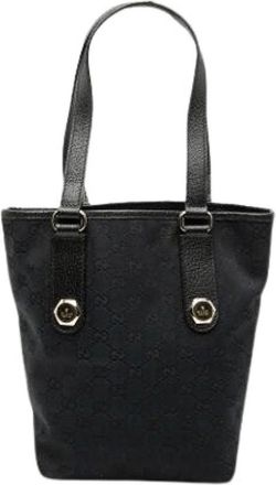 Gucci Pre-owned Tote Bags, female, Black, Size: ONE SIZE Pre-owned Tote Bag
