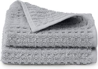 Boll & Branch Set of 2 Waffle Organic Cotton Washcloths in Shore at Nordstrom