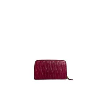 Miu Miu Portafoglio in pelle Pre-owned - - Pre-owned - Donna - Viola - ONE SIZE