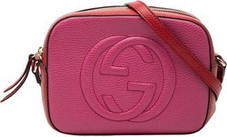 Gucci Pre-owned Gucci Small Bicolor Leather Soho Disco Crossbody Ladies 34SZGAYWJ9Q3ZDB6